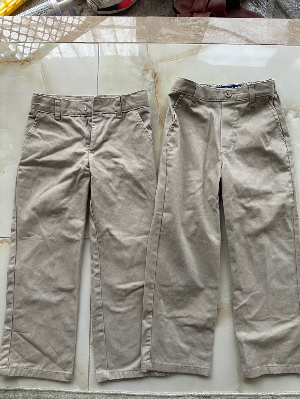French Toast Boys' Tan Khaki Chino Pants - Straight Leg